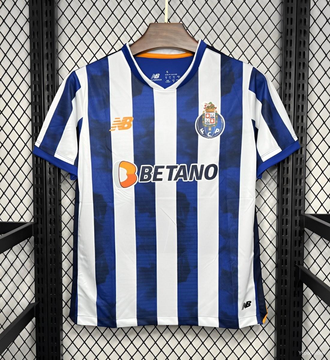 Camiseta de fútbol FC Porto 2024/25 LOCAL MANGA CORTA VERSION FAN